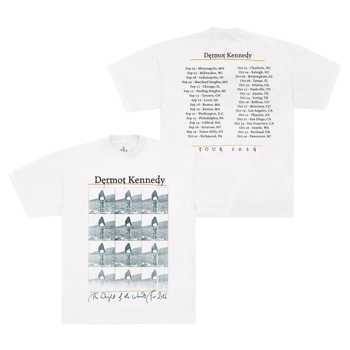 White Photo Collage T-Shirt