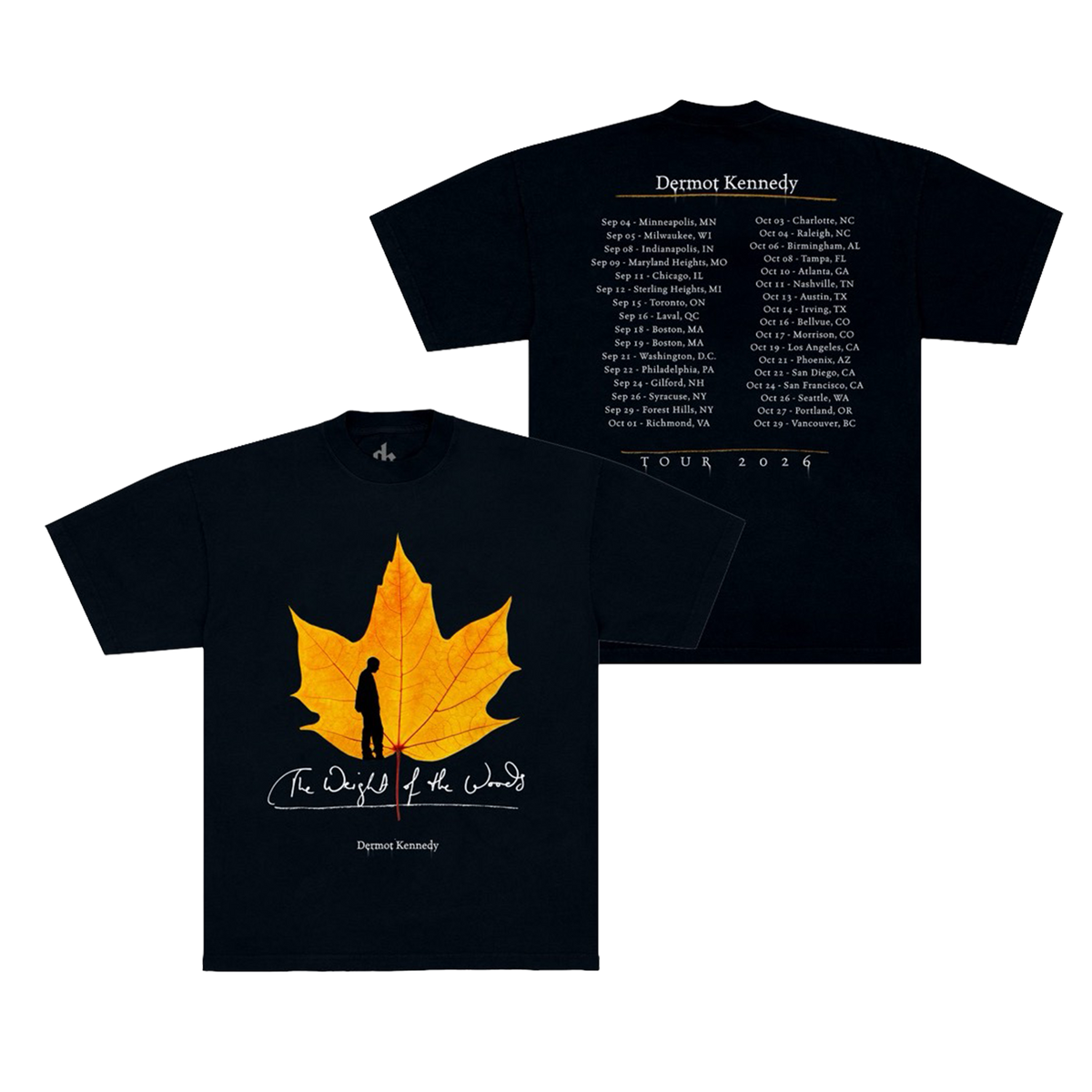 Black Leaf Tour T-Shirt